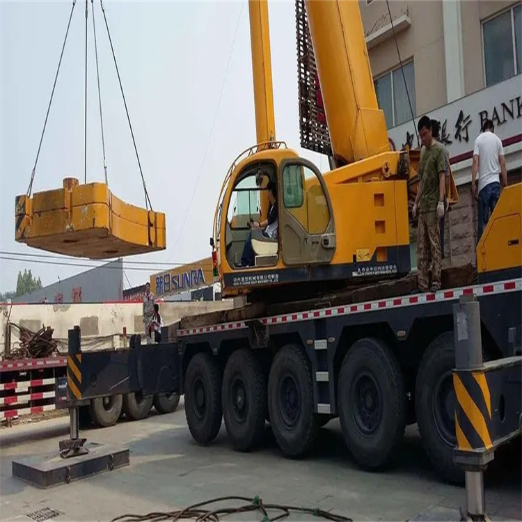 光泽县当地吊车出租|机器吊装|75吨|工厂搬迁服务